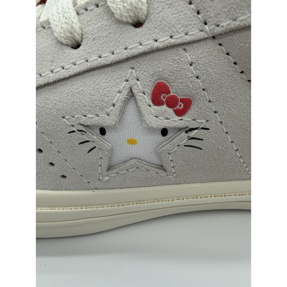 Converse Hello Kitty x One Star Suede Top Low White-Size 6.5-Rare Collaboration - Picture 5 of 11